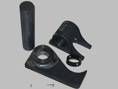 Galbreath 1023PA Complete Rear Hinge Assembly With 2 1/2" Pivot Pins - Roll Off Truck, Roll Off Trailer, Dump & Lugger Truck Parts