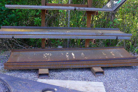 Steel Fender - Extension Diamond Plate - Roll Off Truck, Roll Off Trailer, Dump & Lugger Truck Parts