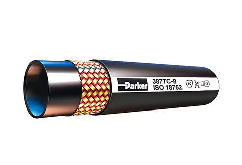 Parker Hydraulic Hose, 3,000 psi., 1" Hose Inside Dia "Tough Cover" - Roll Off Truck, Roll Off Trailer, Dump & Lugger Truck Parts
