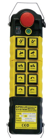 Apollo 10 Button Remote AP-H1-10PB (remote only) - Roll Off Truck, Roll Off Trailer, Dump & Lugger Truck Parts