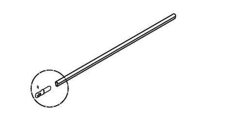 Aero 0311-861803 Lower Swing Arm, Aluminum 88-5/8 inch - Roll Off Trailer Parts