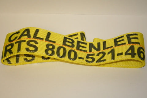 BENLEE Tie Down Strap 4 inch x 36 inch - Roll Off Trailer Parts