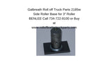 Galbreath 2185W - Side Roller Base for 3 inch Roller - Roll Off Trailer Parts
