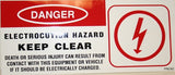 Keep Clear Electrocution Hazard - Roll Off Trailer Parts