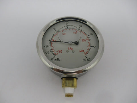 4" LIQUID FILLED AIR GAUGE - Roll Off Truck, Roll Off Trailer, Dump & Lugger Truck Parts