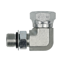 Male STR Thread To Female Pipe Swivel Elbow - Roll Off Truck, Roll Off Trailer, Dump & Lugger Truck Parts