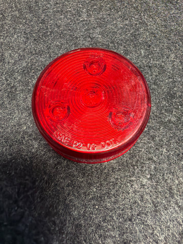 Round Red Light - LED 2.5 inch