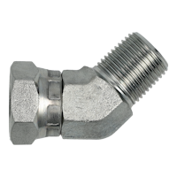 FEMALE PIPE SWIVEL TO MALE PIPE 45* ELBOW - Roll Off Truck, Roll Off Trailer, Dump & Lugger Truck Parts