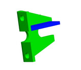 Carrier Guide for Single Reeve Cylinder - Driver Side - Roll Off Truck, Roll Off Trailer, Dump & Lugger Truck Parts