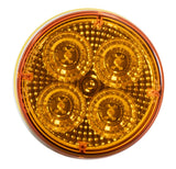 LED 2.5" ROUND AMBER LIGHT - Roll Off Truck, Roll Off Trailer, Dump & Lugger Truck Parts