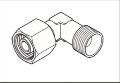 GROENEVELD 90° mainline fitting - Roll Off Truck, Roll Off Trailer, Dump & Lugger Truck Parts