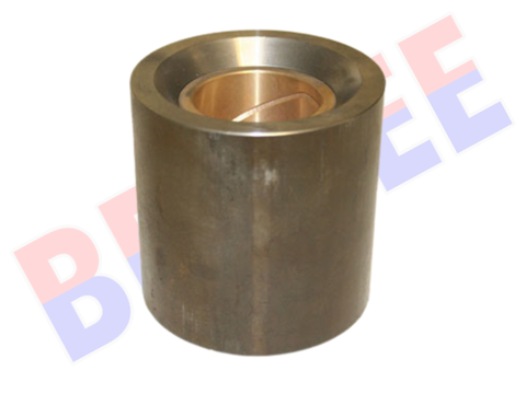 Rodillo con casquillo de bronce - 4" DE x 2" DI con ranuras de lubricación para una mayor vida útil