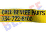 Roll-Offs USA 4" x 36" Nylon Roll-Off Trailer Tie-Down Strap