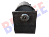 6" x 10" Roll-Off Dumpster Ground Roller with Axle & Side Plates