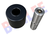 4" x 4" Roll-Off Dumpster Nose Roller with Axle