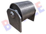 6" x 6" Roll-Off Dumpster Ground Roller with Axle & Side Plates
