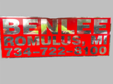 BENLEE Address Decal