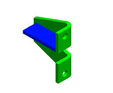 Carrier Guide for Single Reeve Cylinder - Passenger Side - Roll Off Truck, Roll Off Trailer, Dump & Lugger Truck Parts