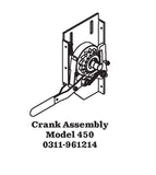Aero 0311-961214 Hand Crank Assembly, 450 Model - Roll Off Trailer Parts