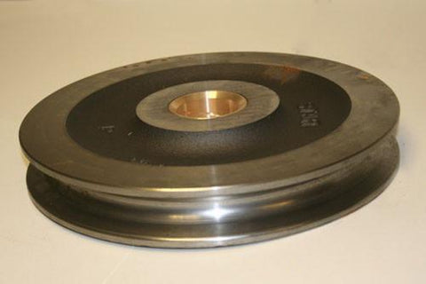Clement Pulley / Sheave - 12 inch W/2 inch Bronze Bushed Center - Roll Off Trailer Parts