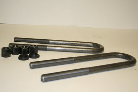 BENLEE 14.5 inch U-Bolt Kit - Roll Off Trailer Parts