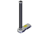 Roll-Rite 46408 Pivot Pin. for 16-Spring Roller Bearing Pivot - Passenger - Roll Off Trailer Parts