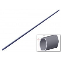 Roll-Rite 76860 Bow Tube. Top Tube for RO Tarp Bow 110 inch (Each) - Roll Off Trailer Parts