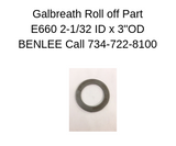 Galbreath E660 - Washer 2-1/32 in ID X 3 in OD X 10 GA - Roll Off Trailer Parts