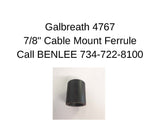 Galbreath 4767 - 7/8 inch Cable Mount Ferrule - Roll Off Trailer Parts
