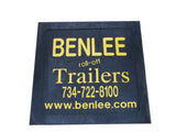 BENLEE Mud Flap - 24 inch x 17 inch - Roll Off Trailer Parts