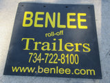 BENLEE 24x22 Mud Flap - Roll Off Trailer Parts