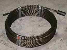 G&H Manufacturing Roll Off Cable 7/8 in x 80 feet - Roll Off Trailer Parts