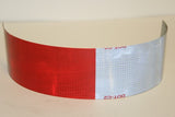 Reflective Tape - 2 inch Red/White Roll of 150 feet - Roll Off Trailer Parts